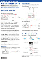 Epson PowerLite EB-755F Guia De Instalacion