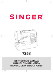 Singer 7258 Manual De Instrucciones