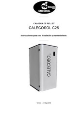 Calecosol C25 Instrucciones Para Uso, Instalación Y Mantenimiento