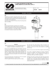 Samson 536330 Guía De Servicio Técnico Y Recambio