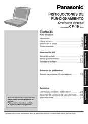 Panasonic CF-19L Instrucciones De Funcionamiento