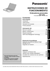 Panasonic CF-F8EWDZFNP Instrucciones De Funcionamiento