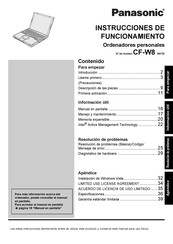 Panasonic CF-W8 serie Instrucciones De Funcionamiento