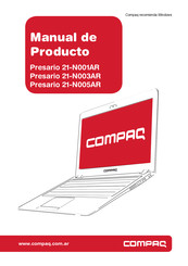 Compaq Presario 21-N005AR Manual De Producto
