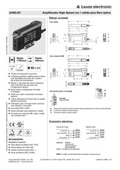 Leuze electronic LV463.XV Manual Del Usuario