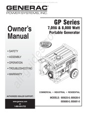 Generac Power Systems 005681-0 Manual Del Propietário