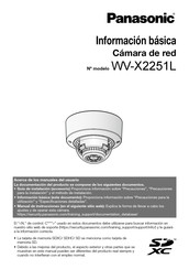 Panasonic WV-X2251L Manual De Instrucciones