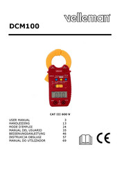 Velleman DCM100 Manual Del Usuario