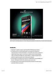 ENERGY SISTEM Phone Pro HD Manual Del Usuario