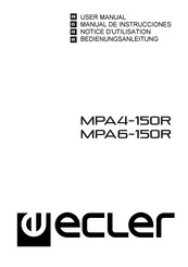 Ecler MPA6-150R Manual De Instrucciones