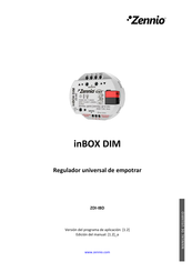 Zennio inBOX DIM ZDI-IBD Manual De Usuario