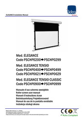 ADEO SCREEN ELEGANCE TENSIO PSCHP0499 Manual De Uso