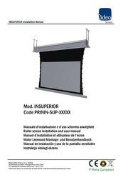 ADEO SCREEN INSUPERIOR Manual De Instalacion Y Uso