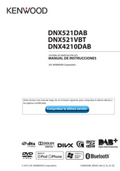 Kenwood DNX521DAB Manual De Instrucciones