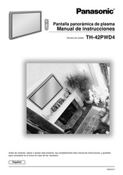 Panasonic TH-42PWD4 Manual De Instrucciones