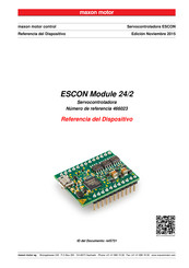 Maxon Motor ESCON Module 24/2 Manual Del Usuario