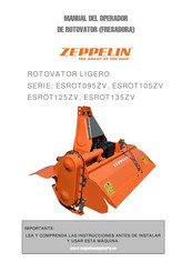 Zeppelin ESROT125ZV Manual Del Operador