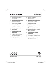 EINHELL TC-CS 1400 Manual De Instrucciones Original