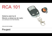 PEUGEOT RCA 101 Manual Del Usuario