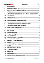 Powerplus POWE10081 Manual De Instrucciones