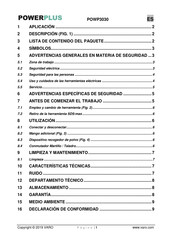 Powerplus POWP3030 Manual De Instrucciones