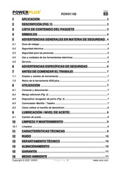 Powerplus POWX1195 Manual De Instrucciones