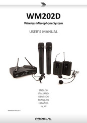 PROEL WM202D Manual De Instrucciones