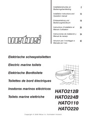 Vetus HATO110 Instrucciones De Instalación Y Manual De Manejo