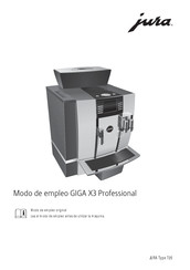 Jura Professional GIGA X3 Modo De Empleo