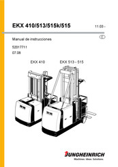 Jungheinrich EKX 513 Manual De Instrucciones