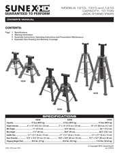 Sunex HD 1310 Manual Del Propietário