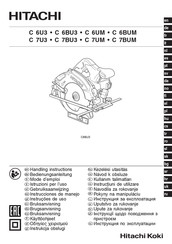 Hitachi C 6UM Instrucciones De Manejo