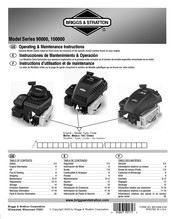 Briggs & Stratton 100000 Serie Instrucciones De Mantenimiento & Operación