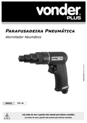 vonder PLUS PPV 140 Manual De Instrucciones