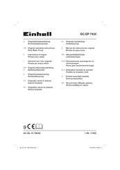 EINHELL GC-DP 7835 Manual De Instrucciones Original