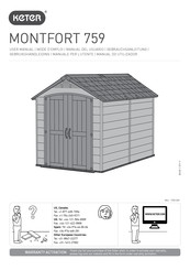 Keter MONTFORT 759 Manual Del Usuario