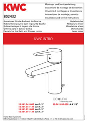 KWC INTRO 12.161.041.127 Instrucciones De Montaje