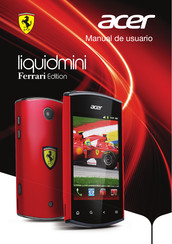 Acer Liquidmini Ferrari Edition Guia Del Usuario