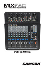 Samson MIXPAD MXP144 El Manual Del Propietario