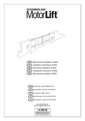 Chamberlain MotorLift HC600 Instrucciones De Instalación