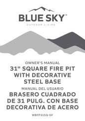 BLUE SKY WBFP31SQ-GF Manual Del Usuario