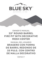 BLUE SKY WBFB33-T Manual Del Usuario