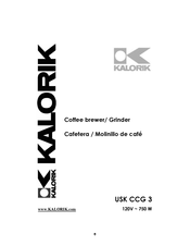 Kalorik USK CCG 3 Manual De Uso