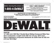 DeWalt DHS790 Manual De Instrucciones