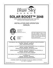 Blue Sky Energy SOLAR BOOST 3048 Manual De Instrucciones