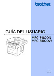 Brother MFC-8480DN Guia Del Usuario