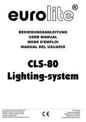 EuroLite CLS-80 Manual Del Usuario