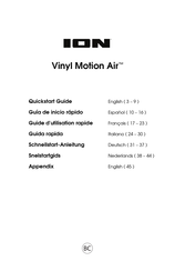 ION Vinyl Motion Air Guia De Inicio Rapido
