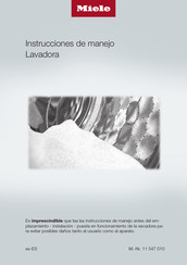 Miele WEG 665 Excellence Instrucciones De Manejo