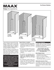 MAAX 141501 Via 4834 Manual De Instrucciones